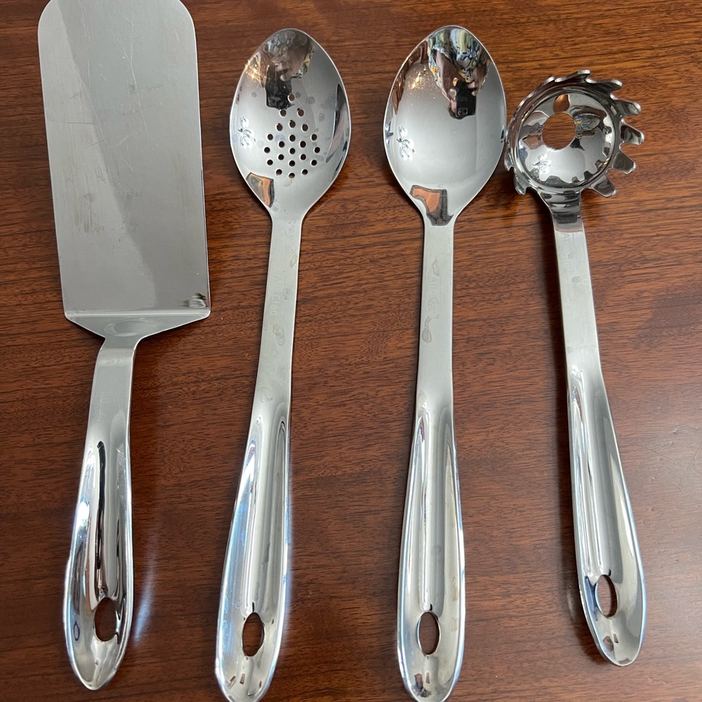 All-Clad Stainless Steel Kitchen Utensil Set